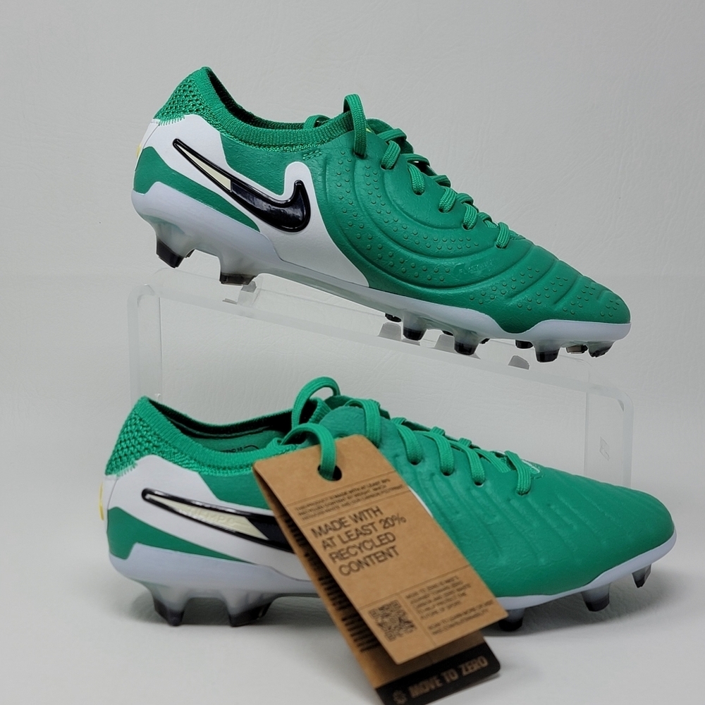 Nike Tiempo Legend 10 Elite FG Soccer Cleats Green HJ7272-300 Men's Size 4 New - Picture 2 of 9